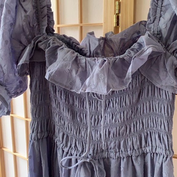 Square Neck Cottage Core Dress - Picture 3 of 5